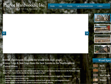 Tablet Screenshot of patriothardwoods.com